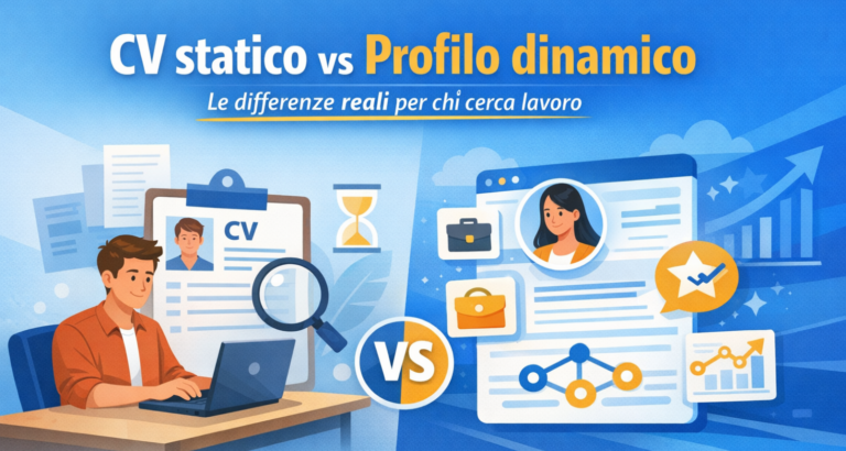 CV statico vs profilo dinamico 2026